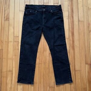GUESS Jeans Lincoln Slim Straight Dark Wash Mens Size 38x30